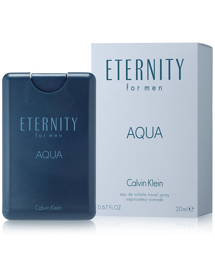 Calvin Klein ETERNITY AQUA for men Eau de Toilette Pocket Spray, 0.67 ...
