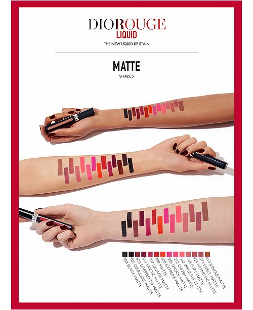 Dior Rouge Liquid Lip Stain All Makeup Beauty Macy's