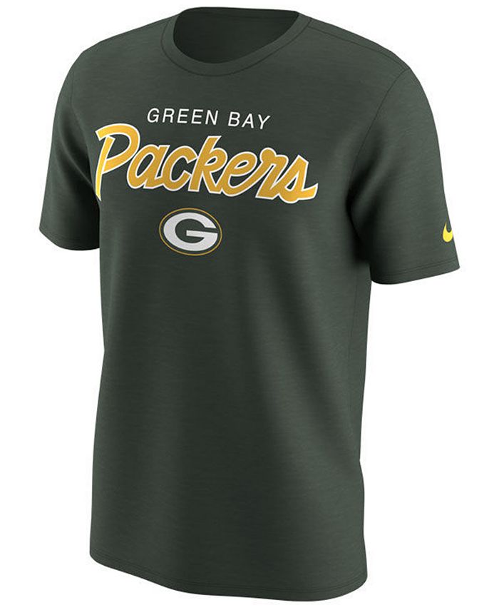 Nike Men's Green Bay Packers Sports Specialty Script T-Shirt - Macy's