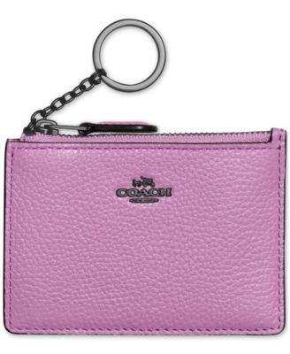 COACH - Boxed Mini Skinny ID Case in Polished Pebble Leather