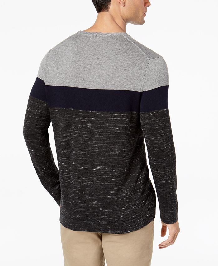Calvin Klein Blue Cotton Men Sweater