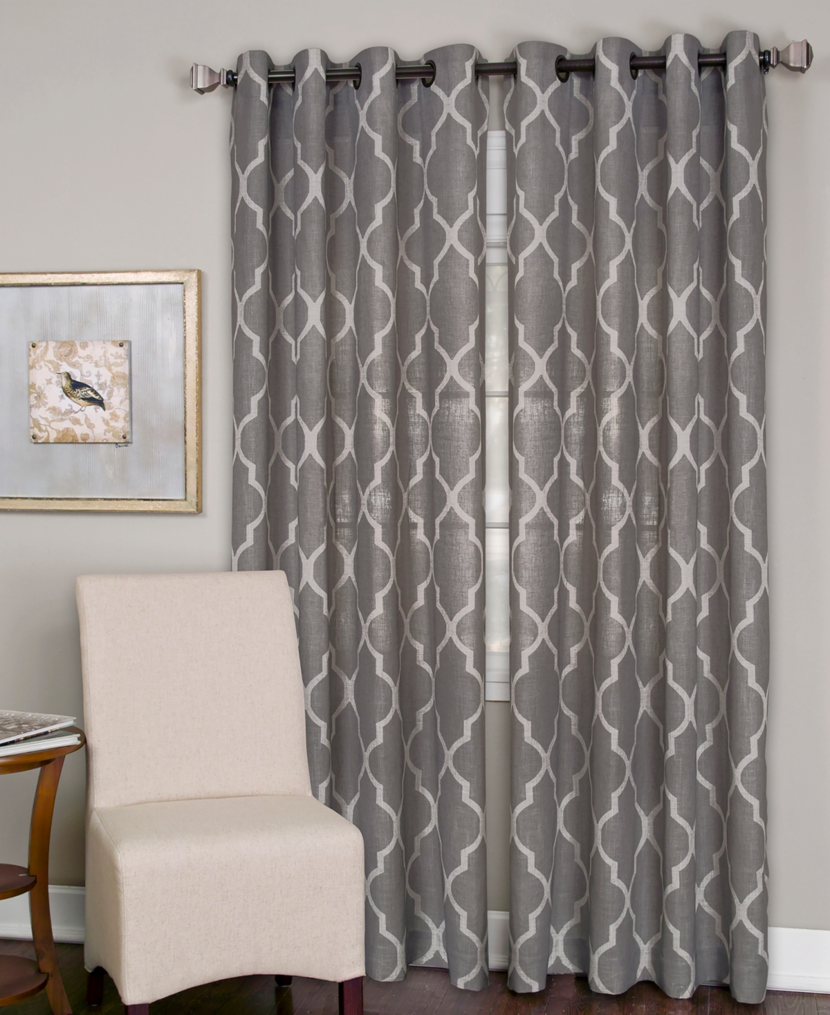 Elrene Home Fashions Medalia Geometric Window Curtain Panel