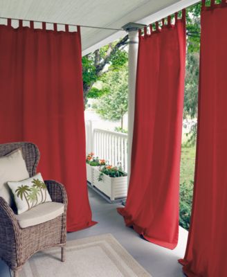 Red Outdoor Curtains Drapes Macy S