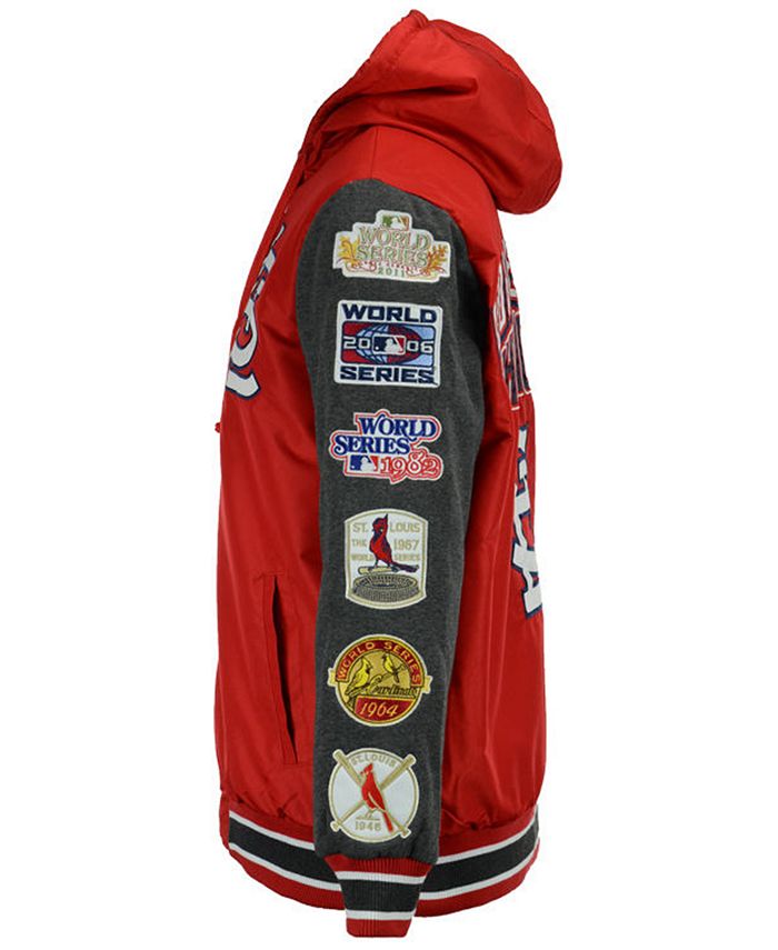 G-III Sports Men's St. Louis Cardinals Commemorative Goal Varsity Jacket -  Macy's