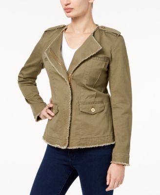 Michael Kors - Frayed Denim Jacket