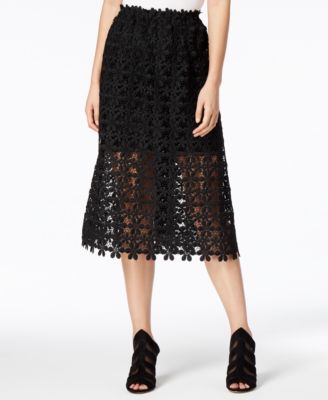 Mare Mare - Arielle Crochet-Lace Midi Skirt