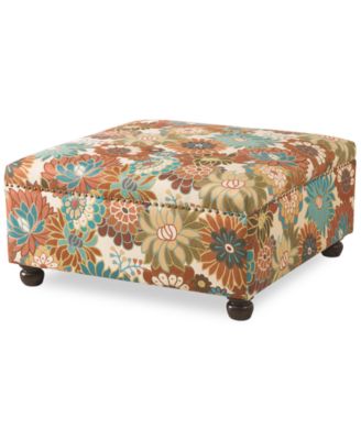 Madison Park - Carlyle Cocktail Ottoman, Quick Ship
