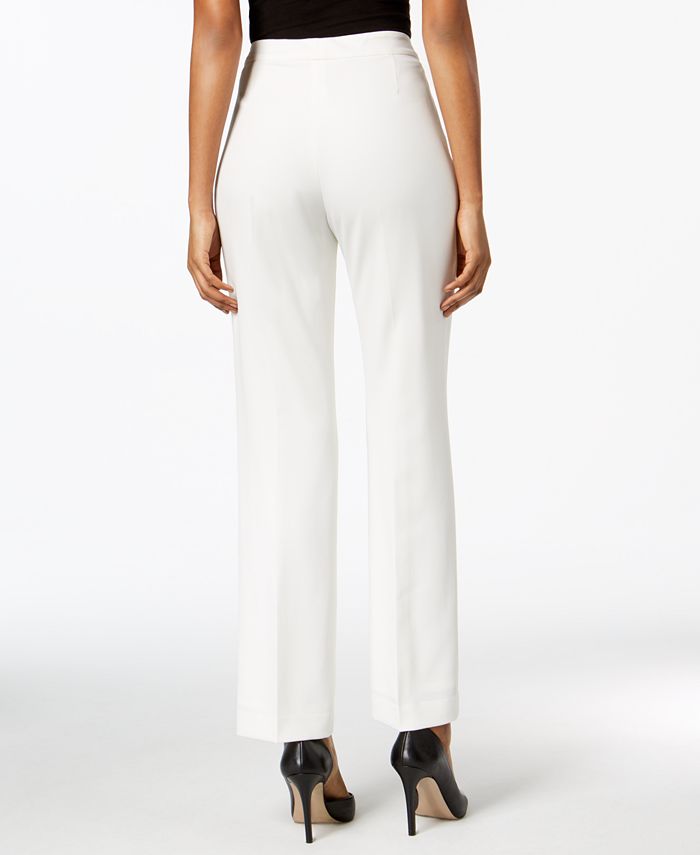 Kasper Straight-Leg Modern Crepe Dress Pants - Macy's