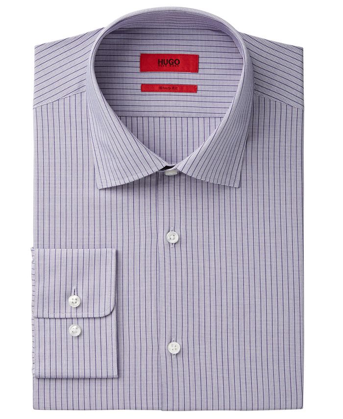Hugo Boss HUGO Men's Fitted Stripe Dress Shirt Macy's