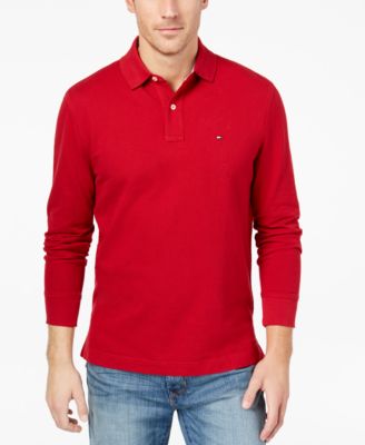 macy's red polo shirt