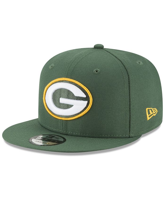 New Era Green Bay Packers Anniversary Patch 9FIFTY Snapback Cap - Macy's
