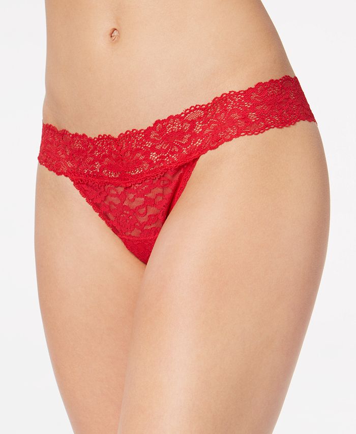 Maidenform Sexy Must Have Sheer Lace Thong Underwear DMESLT - Macy's