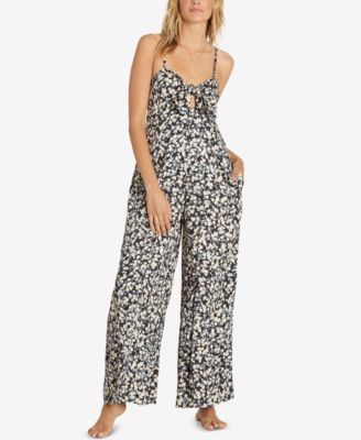 Billabong - Juniors' Twist 'N Shout Printed Jumpsuit