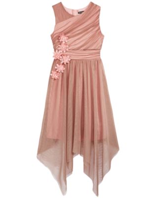 My Michelle - Pleated Cross-Front Maxi Dress, Big Girls (7-16)
