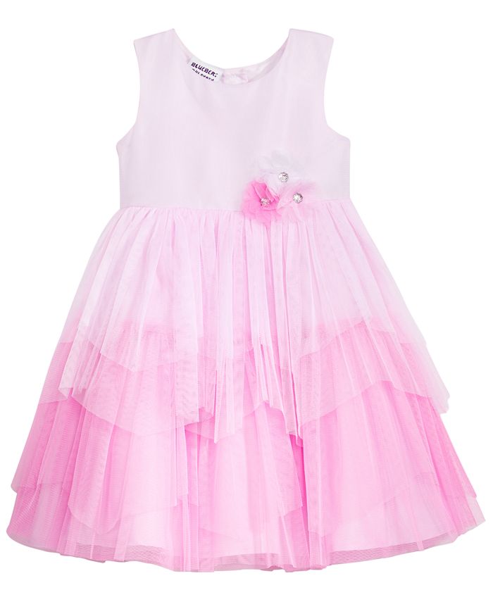 Blueberi Boulevard Ombré-Skirt Dress, Little Girls - Macy's