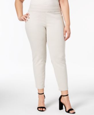 plus size pull on skinny jeans