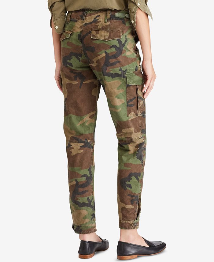 Polo Ralph Lauren Camo Cotton Cargo Pants - Macy's