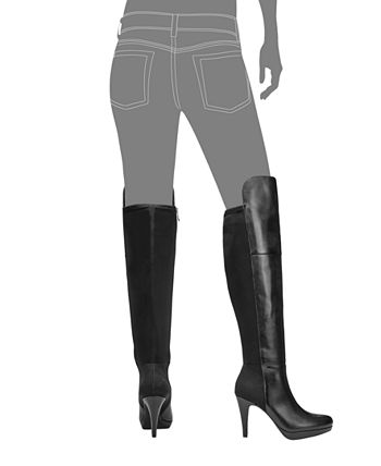 Adrienne vittadini over outlet the knee boots