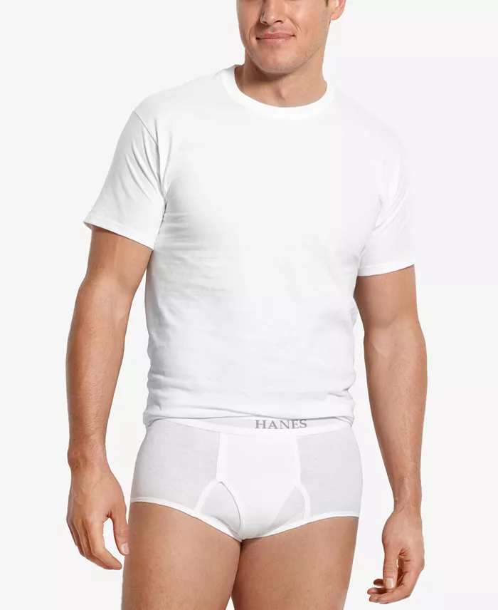 Men's Big & Tall 4-Pk. Cotton Crew-Neck Undershirts