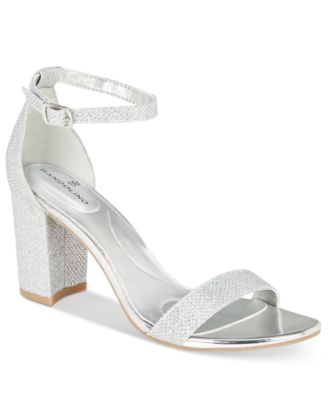 macys shoes silver sandals