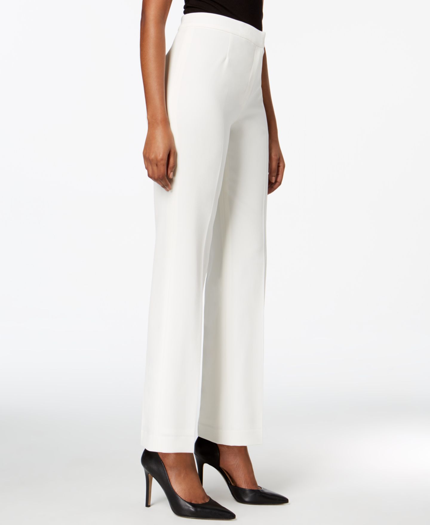 Женские брюки Kasper Kate Straight Leg Pant, цвет: Ванильный ледяной — фото 3