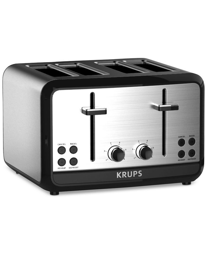 Winkelcentrum Richtlijnen dutje Krups KH314050 Savoy 4-Slice Toaster & Reviews - Small Appliances - Kitchen  - Macy's