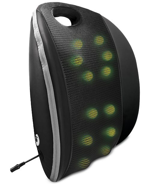 Sharper Image LED Shiatsu Massage Chair Cushion & Reviews Wellness