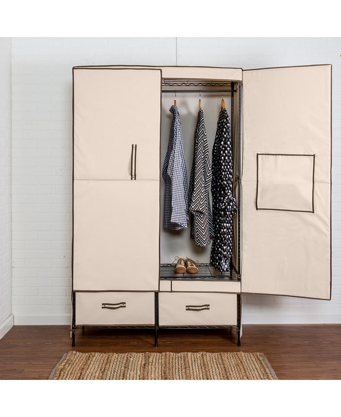 Honey Can Do Portable Wardrobe Storage Closet, 43" Wide Macy's
