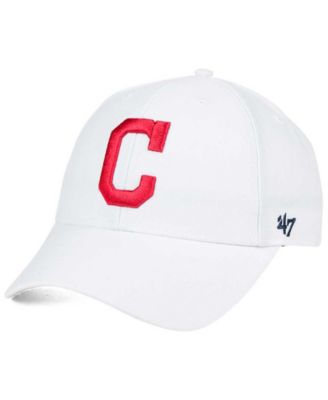 '47 Brand Cleveland Indians MVP Relaxed Fit Cap - Navy Wool Blend Hat With Velcro Closure - View #8
