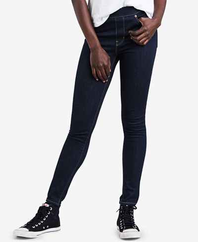 levi's perfectly slimming pull on skinny jeans
