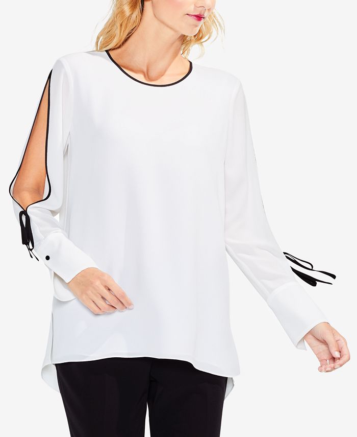 Contrast trim cold shoulder jumper outlet
