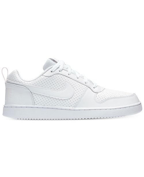 Nike Men S Court Borough Low Premium Casual Sneakers From Finish