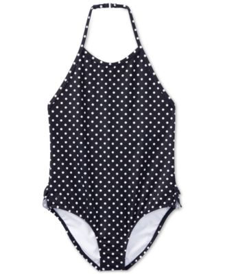 ralph lauren polka dot swimsuit