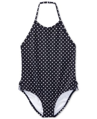 Polo Ralph Lauren Ralph Lauren Polka-Dot Swimsuit, Little Girls - Macy's