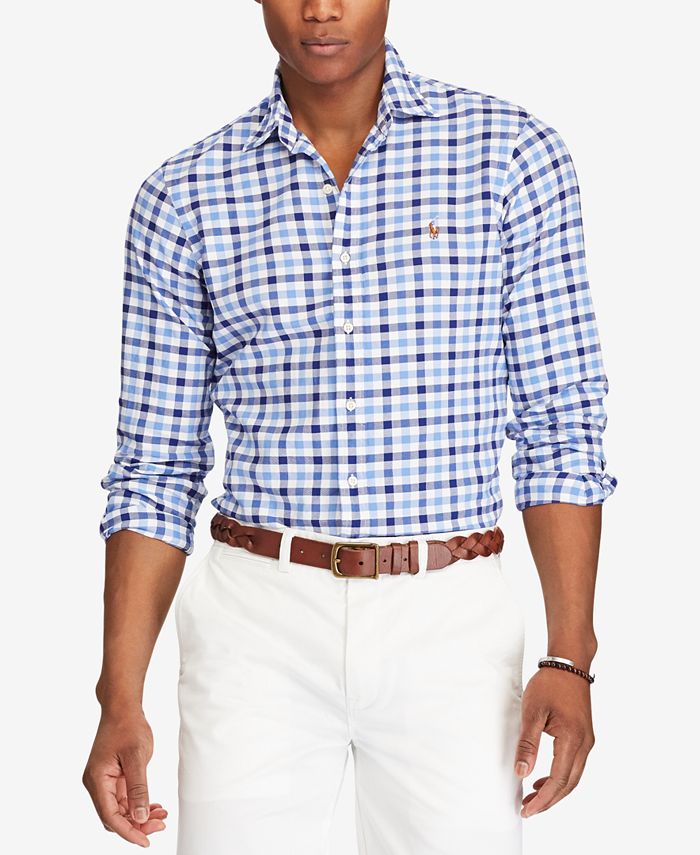 Polo Ralph Lauren Men's Slim-Fit Stretch Oxford Shirt & - Button-Down Shirts - Men Macy's