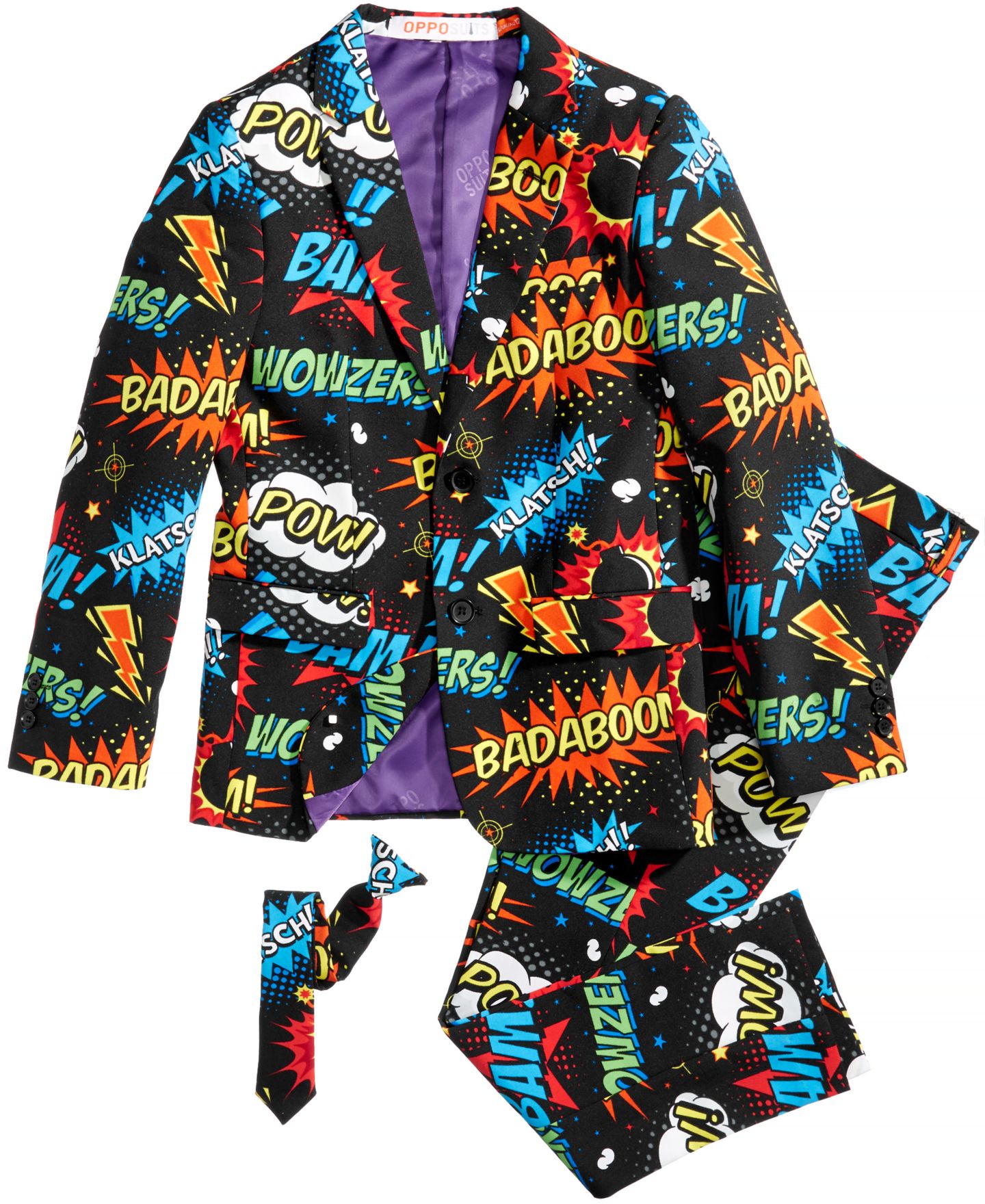 Брюки OppoSuits Badaboom Jacket, Pants with Tie, 3-Piece Set для мальчиков — фото 1