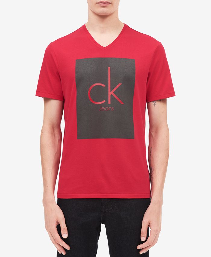 Calvin Klein Jeans Men's Big & Tall Graphic-Print T-Shirt - Macy's