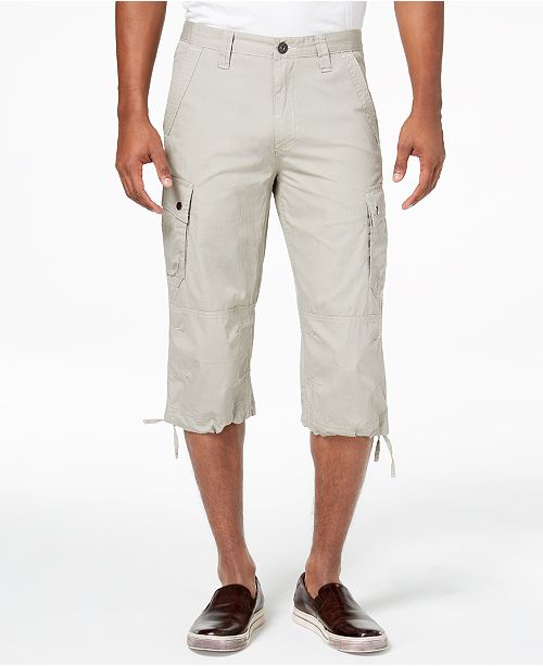 INC International Concepts I.N.C. Men's Extra Long Messenger Shorts, Created for Macy's Shorts