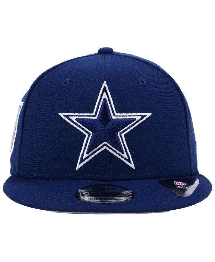 New Era Dallas Cowboys Anniversary Patch 9FIFTY Snapback Cap - Macy's