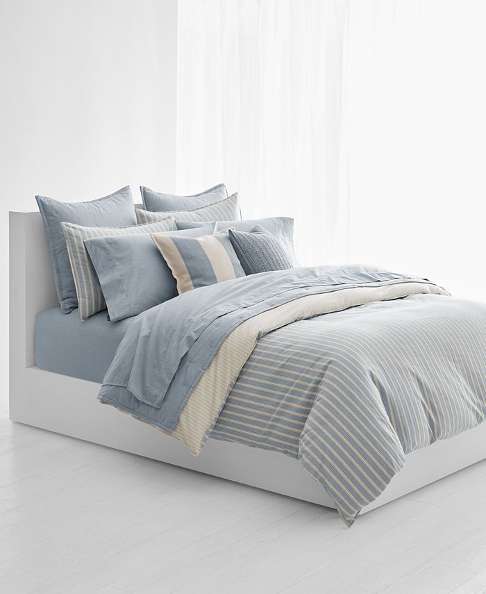 Lauren Ralph Lauren Graydon Bold Stripe Comforter, Full/Queen & Reviews -  Home - Macy's