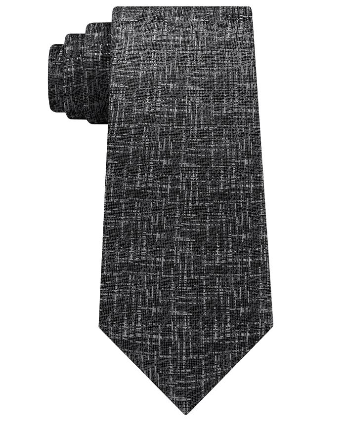 Calvin Klein Men's Etched Graphic Silk Tie Macy's