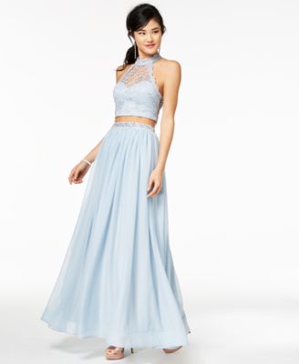 Macy's blue homecoming on sale dress