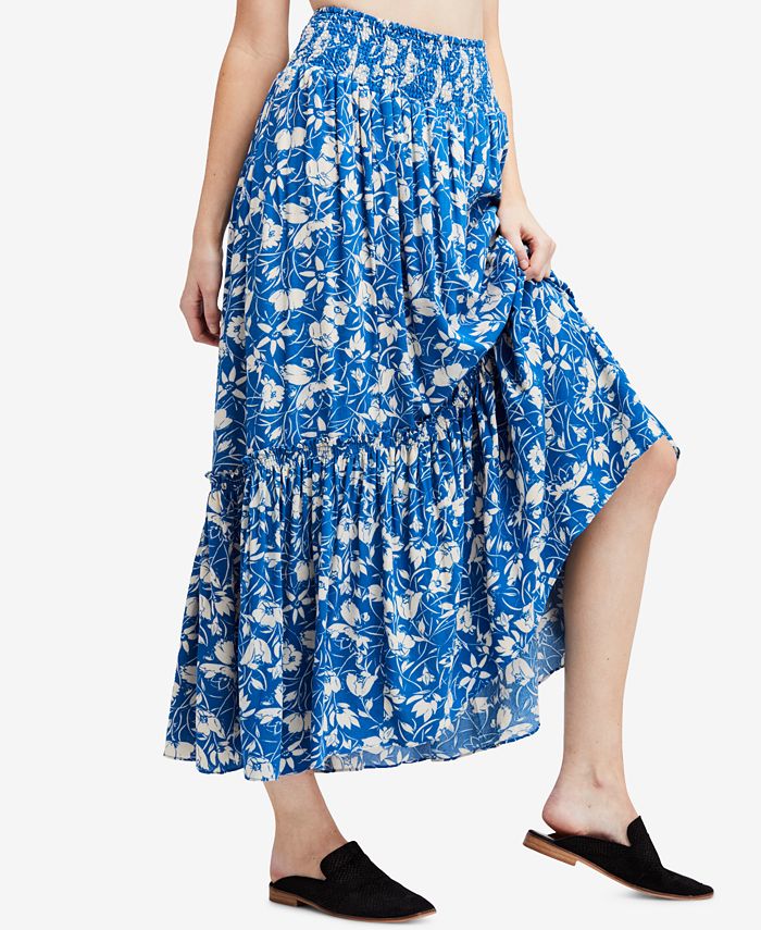 Free People Way Of The Wind Printed Maxi Skirt - Macy's
