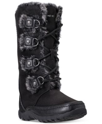 mia black ankle boots
