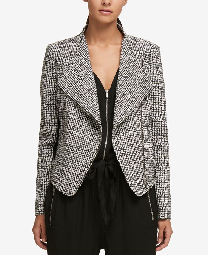 DKNY MixedMedia Jacquard Blazer, Created for Macy's Macy's