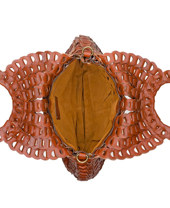 Patricia Nash Pisticci Chainlink Leather Shoulder Bag Macy's