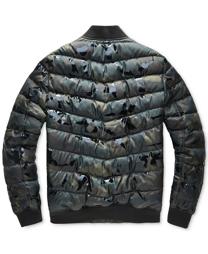 GStar Raw Men's Meefic Quilted Camo Bomber Jacket Macy's
