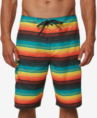O'Neill - Men's Santa Cruz Striped Swim Trunks