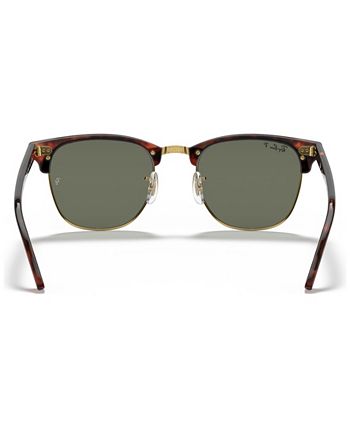 Ray-Ban - CLUBMASTER Polarized Sunglasses, RB3016 51