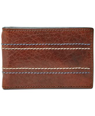 Fossil - Men's Reese Leather Money Clip Card Case